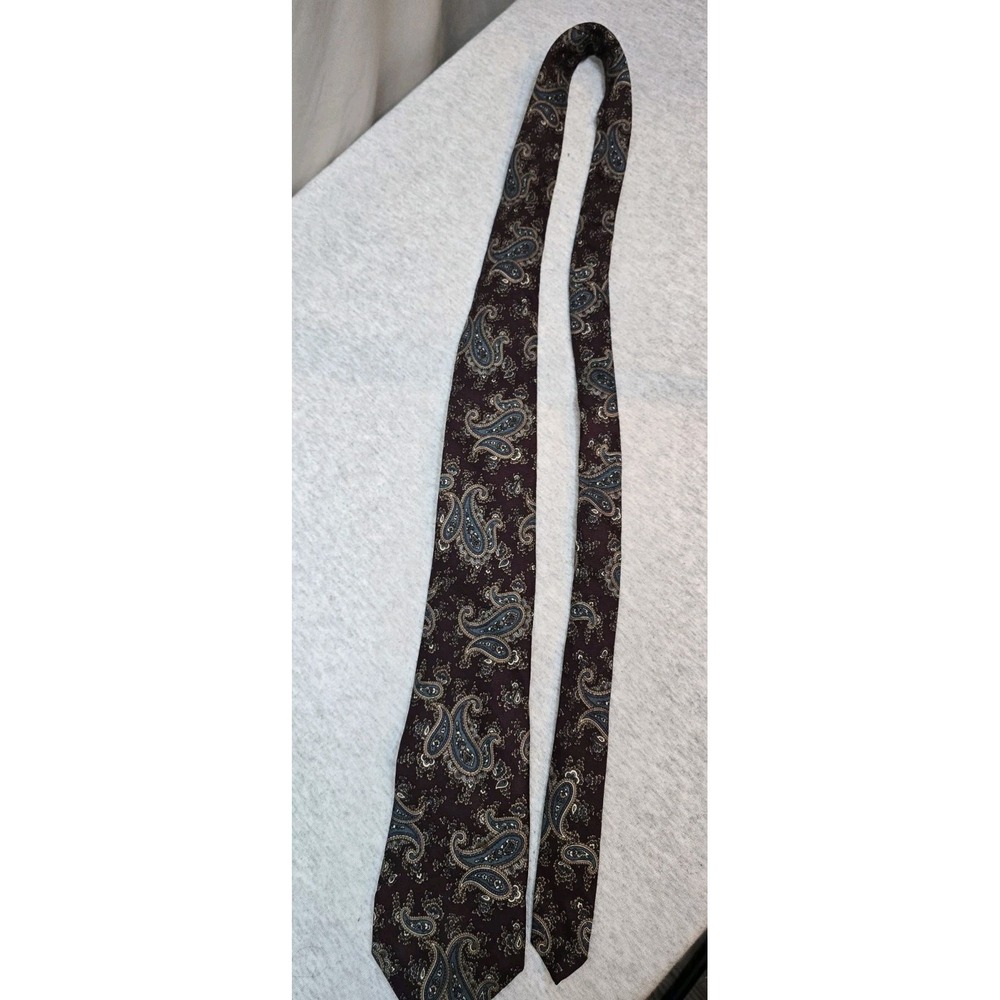 Vintage Salvile Row Mens‎ Silk Neck Tie, Made In The USA Classics